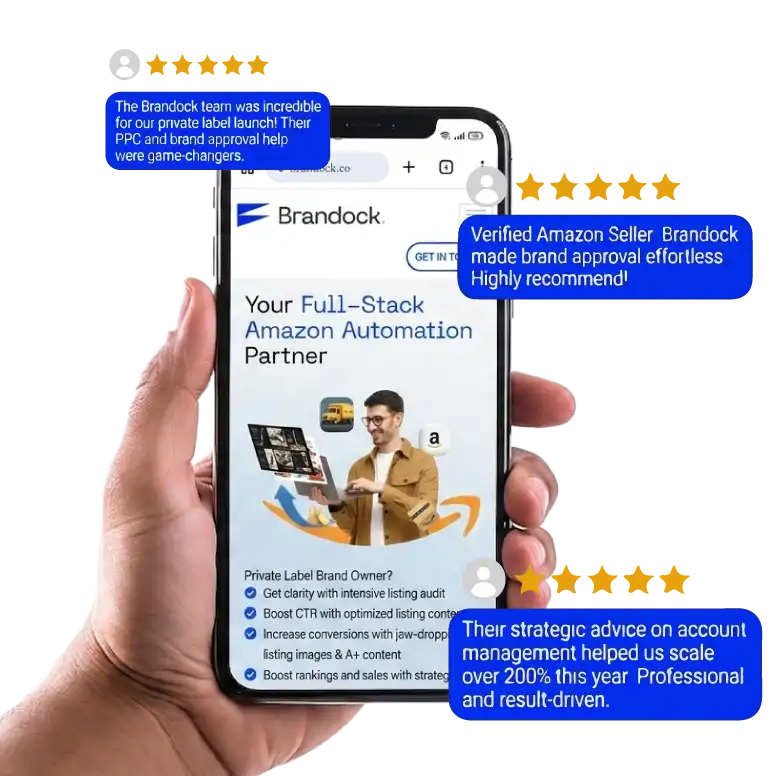 Client Testimonials What Amazon Sellers Say About Brandock
